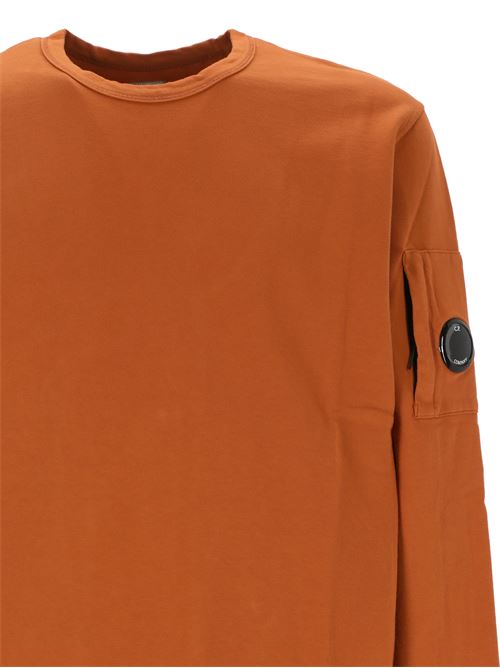 burnt orange cotton jersey C.P. Company | 17CMSS019A002246G438